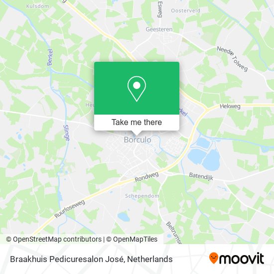 Braakhuis Pedicuresalon José map