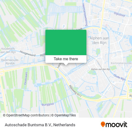 Autoschade Buntsma B.V. map