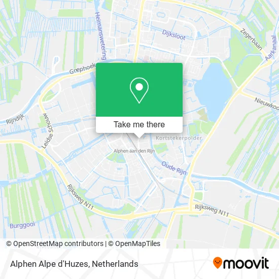 Alphen Alpe d'Huzes map