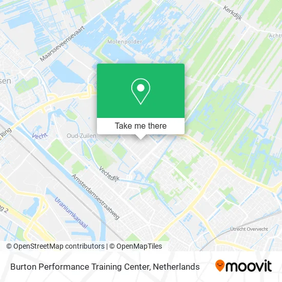 Burton Performance Training Center map