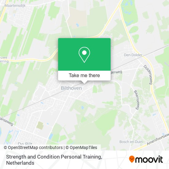 Strength and Condition Personal Training map