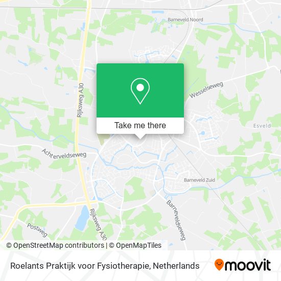 Roelants Praktijk voor Fysiotherapie map