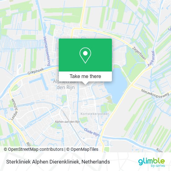 Sterkliniek Alphen Dierenkliniek map