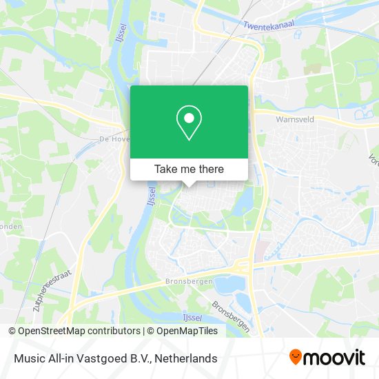 Music All-in Vastgoed B.V. map