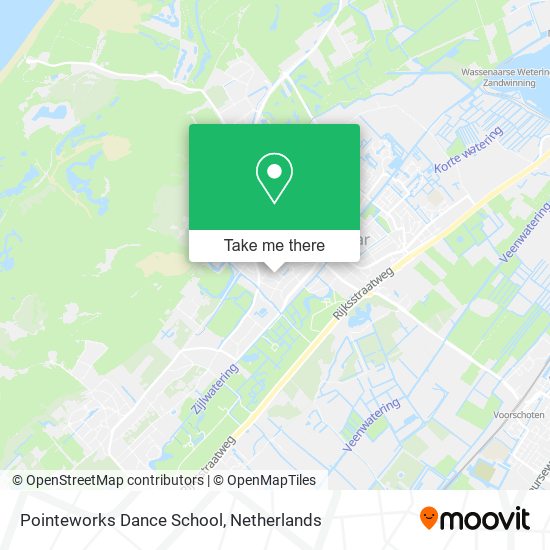 Pointeworks Dance School map