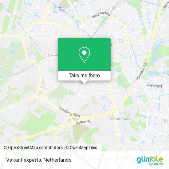 Vakantiexperts map