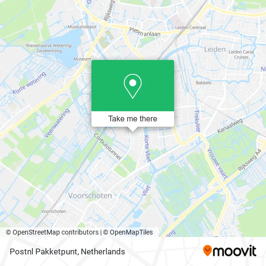 Postnl Pakketpunt map