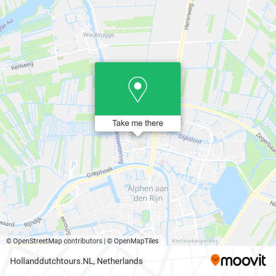 Hollanddutchtours.NL map