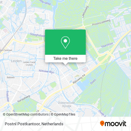 Postnl Postkantoor map