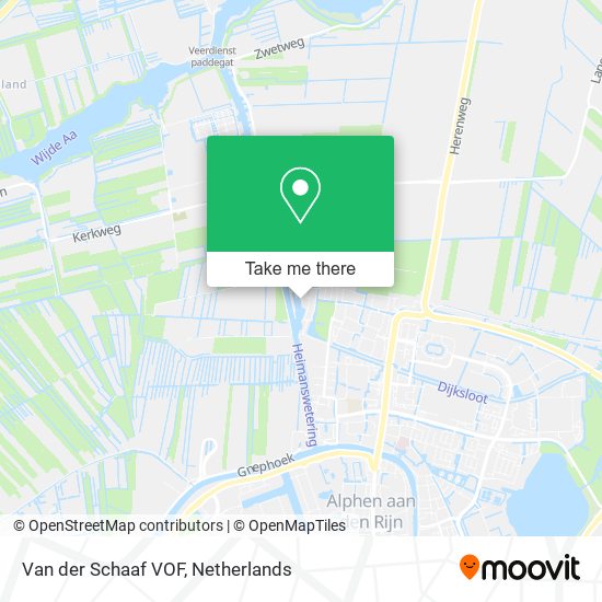 Van der Schaaf VOF map