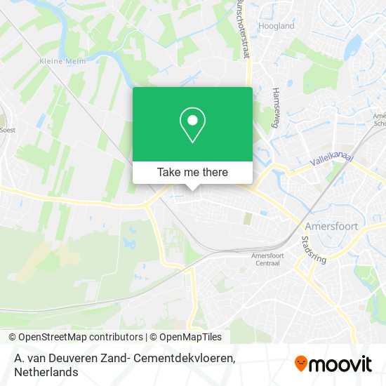 A. van Deuveren Zand- Cementdekvloeren map