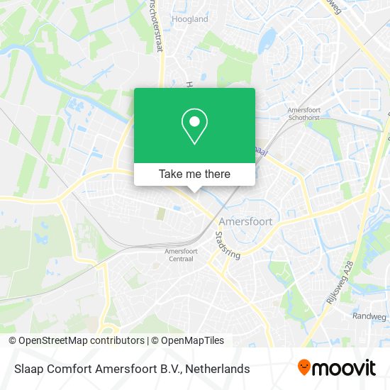 Slaap Comfort Amersfoort B.V. map