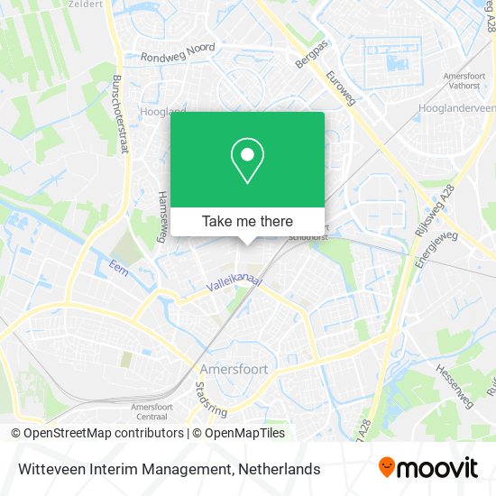 Witteveen Interim Management map