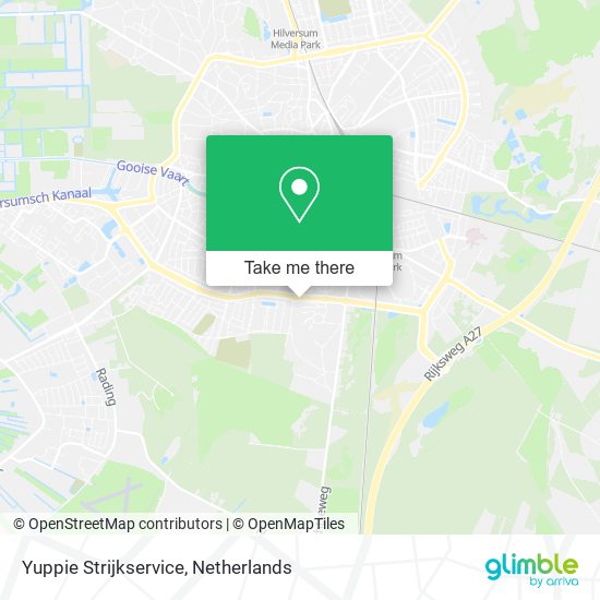 Yuppie Strijkservice map