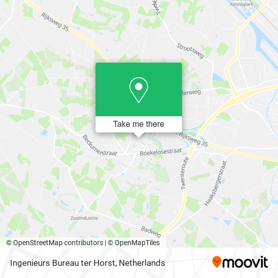Ingenieurs Bureau ter Horst map