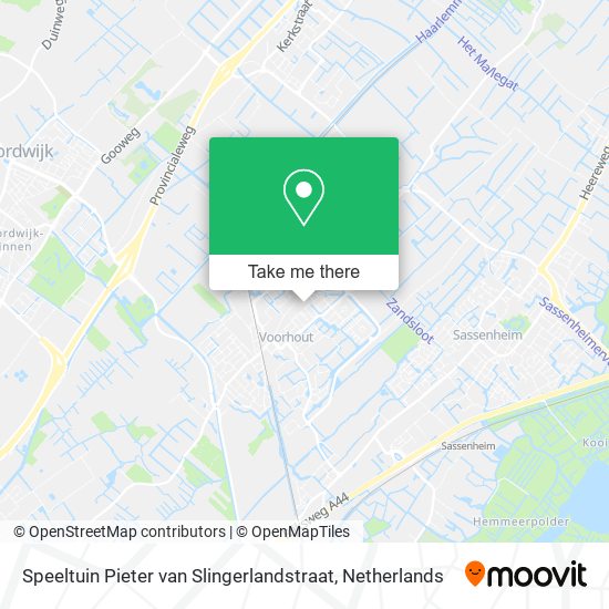 Speeltuin Pieter van Slingerlandstraat map