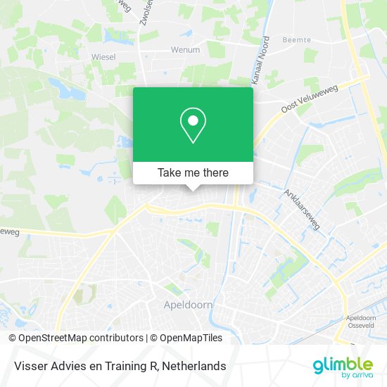 Visser Advies en Training R map