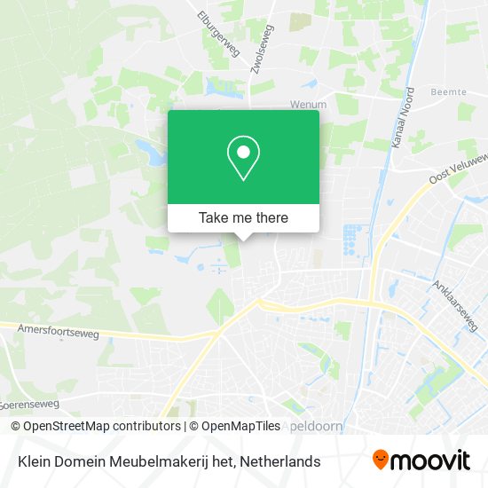 Klein Domein Meubelmakerij het map