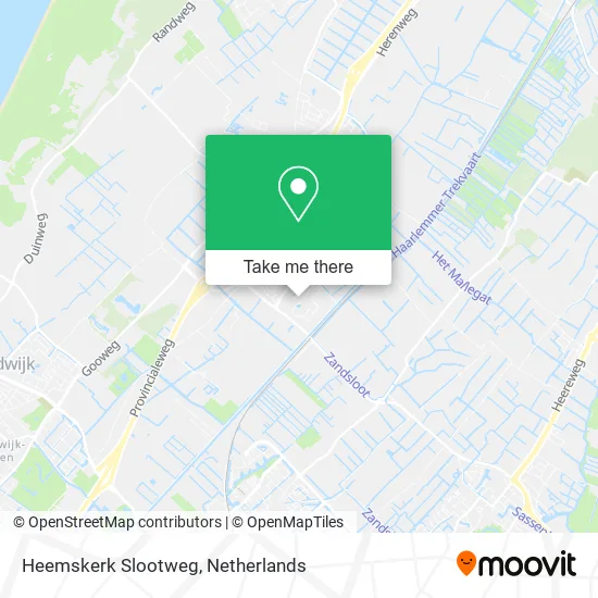 Heemskerk Slootweg map