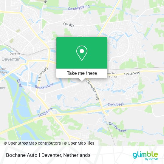 Bochane Auto I Deventer map