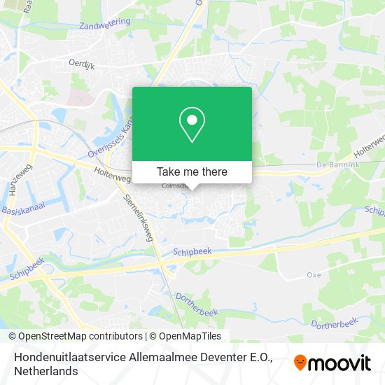 Hondenuitlaatservice Allemaalmee Deventer E.O. map