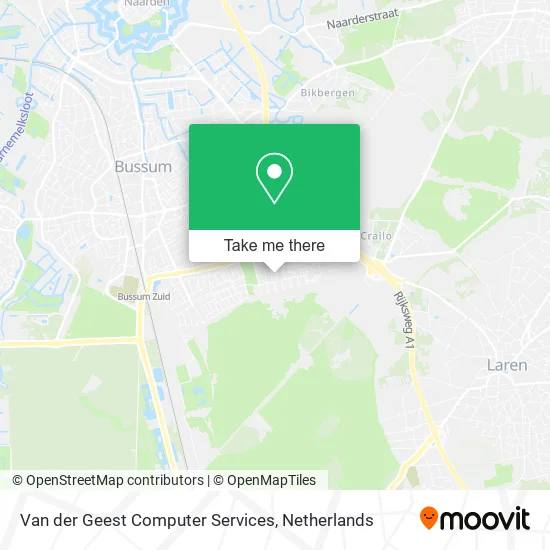 Van der Geest Computer Services map