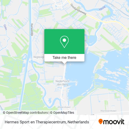Hermes Sport en Therapiecentrum map