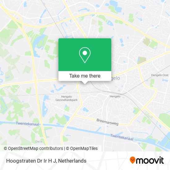 Hoogstraten Dr Ir H J map