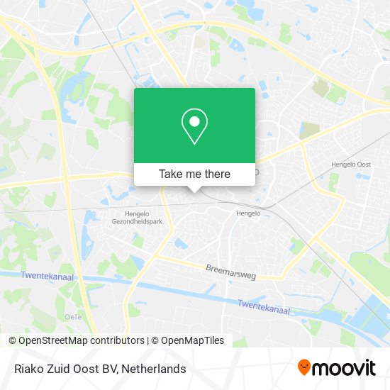 Riako Zuid Oost BV map