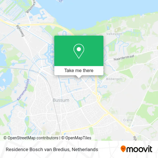 Residence Bosch van Bredius map