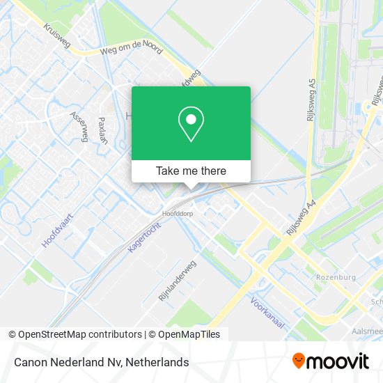 Canon Nederland Nv map