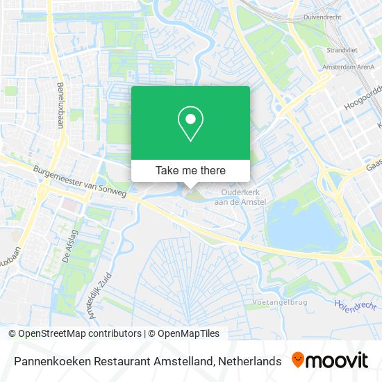 Pannenkoeken Restaurant Amstelland Karte