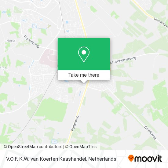 V.O.F. K.W. van Koerten Kaashandel map