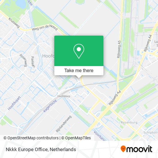 Nkkk Europe Office map