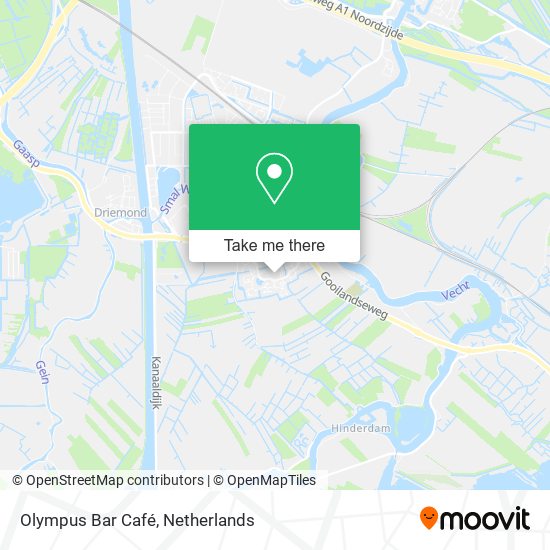 Olympus Bar Café map