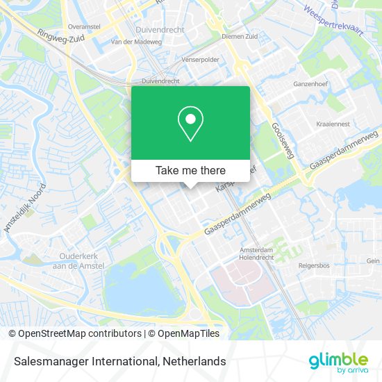 Salesmanager International Karte