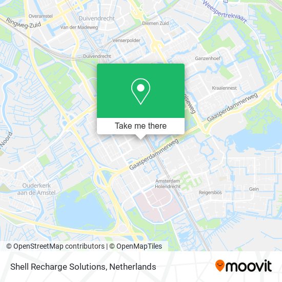 Shell Recharge Solutions map