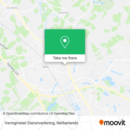 Veringmeier Dienstverlening map