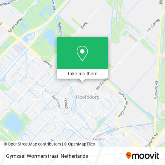 Gymzaal Wormerstraat Karte