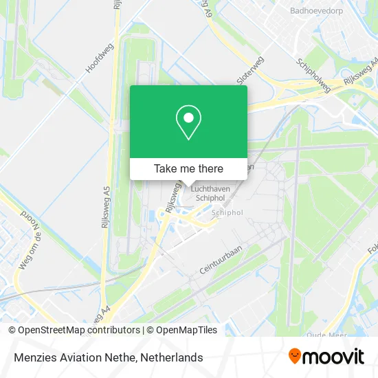 Menzies Aviation Nethe map