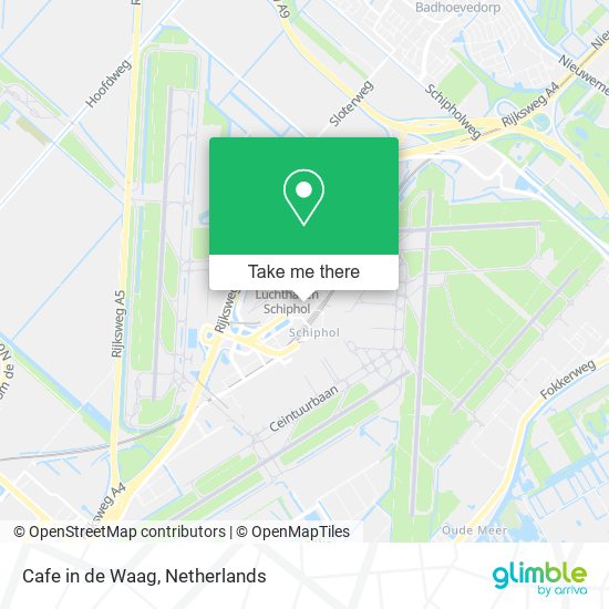Cafe in de Waag map