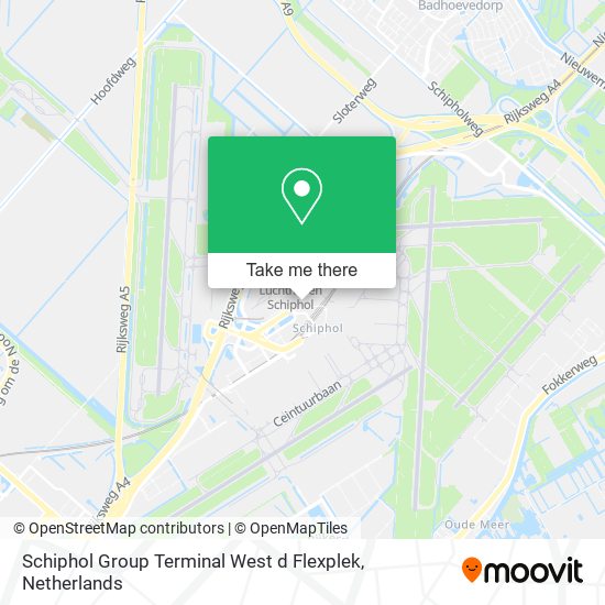 Schiphol Group Terminal West d Flexplek Karte