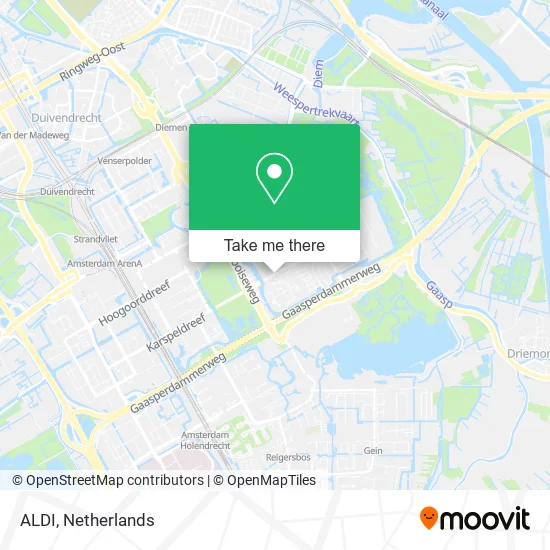 ALDI map