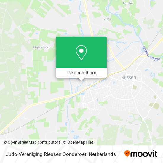 Judo-Vereniging Riessen Oonderoet Karte