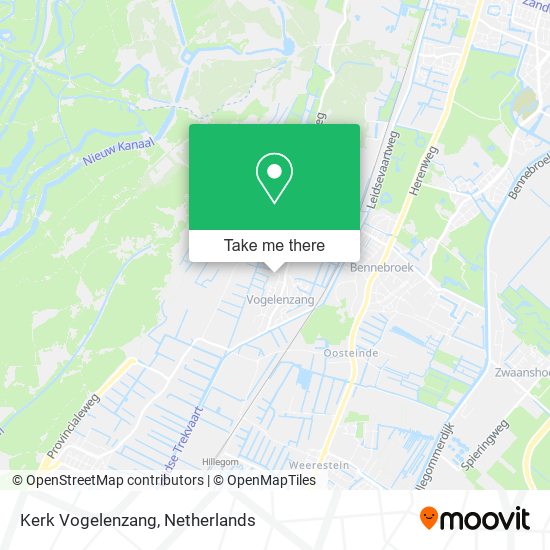 Kerk Vogelenzang map