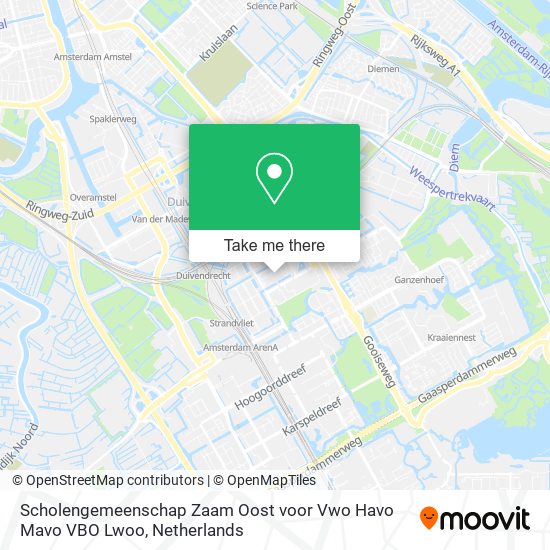 Scholengemeenschap Zaam Oost voor Vwo Havo Mavo VBO Lwoo map