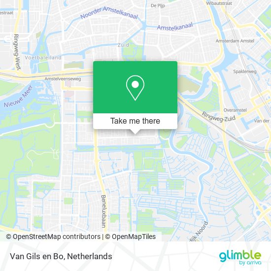 Van Gils en Bo map