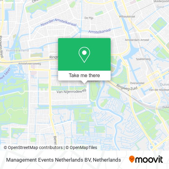 Management Events Netherlands BV Karte
