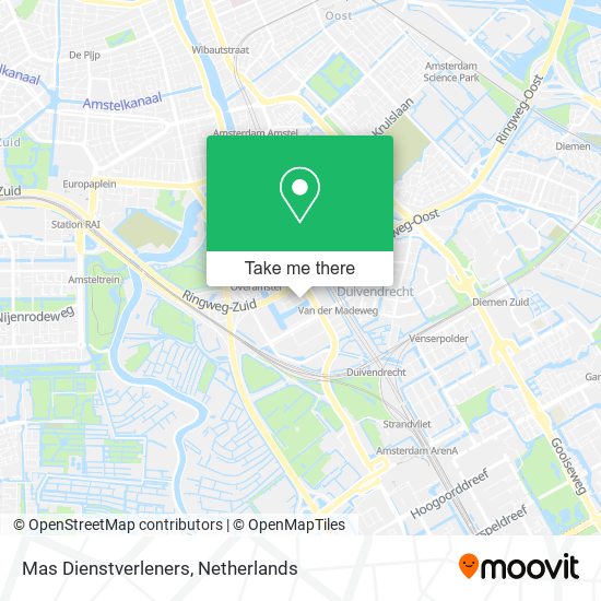 Mas Dienstverleners map