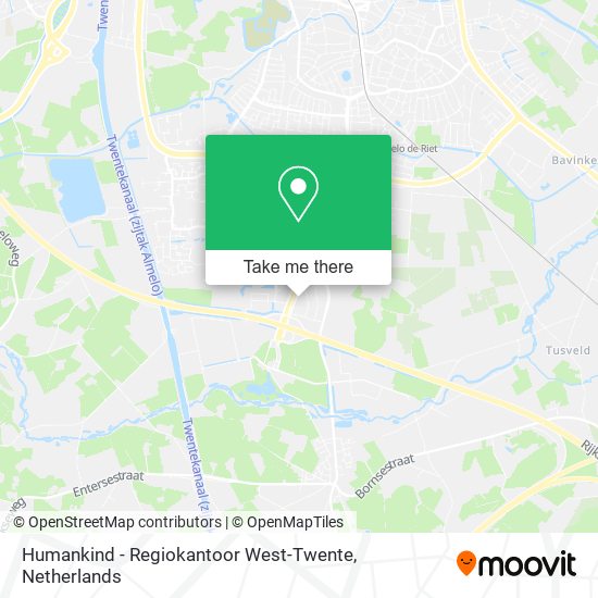 Humankind - Regiokantoor West-Twente Karte